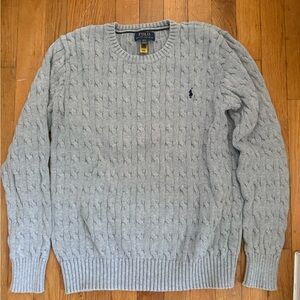 Polo Ralph Lauren Gray Crewneck Cotton Sweater Size Womens M / Big Kid XL